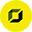 Logo of a fictitious company on a yellow circle.